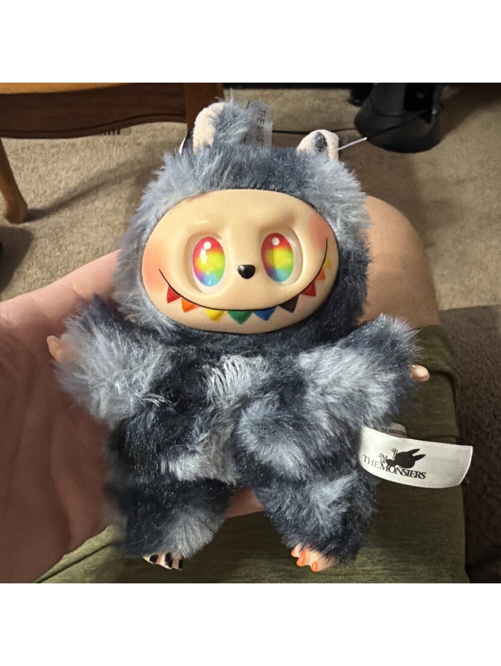 Pop Mart The Monsters Plush Figure with Rainbow Eyes